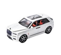 AQMUZE For Rolls-Royce 1:20 Alloy Car Model Die-cast Metal Car Sound And Light Indoor Home Decorations(White)