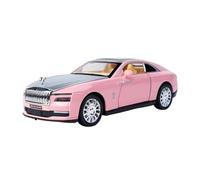 AQMUZE For Rolls-Royce Luxury Car 1/32 Die-casting Alloy Model Sound And Light Simulation Collection Commemorative(Pink)