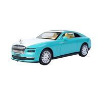 AQMUZE For Rolls-Royce Luxury Car 1/32 Die-casting Alloy Model Sound And Light Simulation Collection Commemorative(Blue)