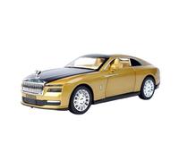 AQMUZE For Rolls-Royce Luxury Car 1/32 Die-casting Alloy Model Sound And Light Simulation Collection Commemorative(Gold)