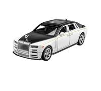 AQMUZE For Rolls-Royce Phantom 1:36 Scale Cast Alloy Car Model Rebound Doors Openable(White)