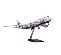AQMUZE For Thai Airways Dragon Boat Boeing 747 Die-cast Resin Aircraft 1 150 Scale Model Aircraft With Lights And Wheels Miniatures Set(No light)