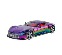 AQMUZE For Vision GT 1:24 Alloy Die Casting Model Simulated Sound And Light Home Decoration Gifts(Purple)