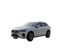 AQMUZE For Volvo XC60 SUV 1/18 Die-cast Metal New Energy Off-road Car Model Sound And Light Gifts(White)