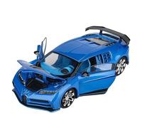 AQMUZE Suitable For Bugatti Centodieci 1:32 Die-cast Alloy Model With Sound And Light Decoration Gift(Blue)