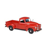 AQMUZE Suitable For Chevrolet 3100 1950 1/24 Die-cast Pickup Truck Model Die-cast Collectible Decoration(Red)