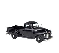 AQMUZE Suitable For Chevrolet 3100 1950 1/24 Die-cast Pickup Truck Model Die-cast Collectible Decoration(Black)