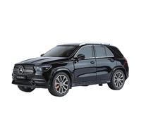 AQMUZE Suitable For Mercedes-Benz GLE 350 300 450 1/24 Alloy Model Die-cast Simulation Collection Sound And Light Decoration(Black)