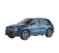 AQMUZE Suitable For Mercedes-Benz GLE 350 300 450 1/24 Alloy Model Die-cast Simulation Collection Sound And Light Decoration(Blue)