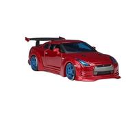 AQMUZE Suitable For Nissan GTR Tokyo Drift 1:24 Alloy Car Model Collection Souvenir Ornament Vehicle