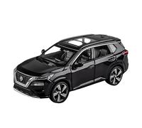 AQMUZE Suitable For Nissan X-Trail SUV Off-road 1/32 Alloy Model Die-cast Simulation Collectible Static Decoration(Black)