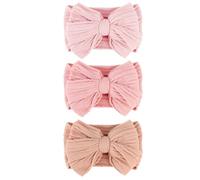 AQOKKA Baby Bows Headbands Nylon Baby Girl Headbands Newborn Hairbands Toddler Hair Accessories for Girls Infant Kids