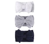 AQOKKA Baby Bows Headbands Nylon Baby Girl Headbands Newborn Hairbands Toddler Hair Accessories for Girls Infant Kids