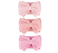 AQOKKA Baby Bows Headbands Nylon Baby Girl Headbands Newborn Hairbands Toddler Hair Accessories for Girls Infant Kids