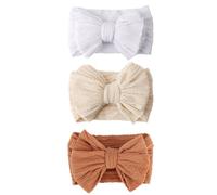 AQOKKA Baby Bows Headbands Nylon Baby Girl Headbands Newborn Hairbands Toddler Hair Accessories for Girls Infant Kids