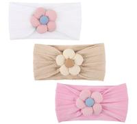 AQOKKA Baby Flower Headbands Nylon Baby Girl Headbands Newborn Hairbands Toddler Hair Accessories for Girls Infant Kids
