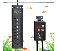 AQQA Aquarium Heater,1000W Fish Tank Heater with External LED Thermostat Controller,Submersible Quartz Glass Aquarium Heater with Over-Temp Protection,for Saltwater & Freshwater,for Tank 500-1000L