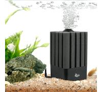 AQQA Aquarium Sponge Filter Submersible Fish Tank Filter Ultra Quiet Aeration Bio Sponge Corner Filter for Breeding Fry Betta Shrimp Fish Ta