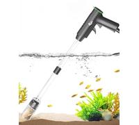 AQQA Fish Tank Gravel Cleaner, 4-in-1 Powerful Suction Aquarium Gravel Cleaner with Water Flow Adjustment, for Water Changing, Cleaning Gravel and Sand
