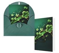 AQRJKHD happy st patrick's day Thank You Card with Envelopes Greeting Card Happy Birthday Cards for Women Men Blank Notecards All Occasion Greeting Cards for Wedding, Baby Showers