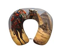 AQRJKHD Pyramid Camel Neck Pillow for Traveling Upgraded Travel Neck Pillow for Airplane Memory Foam Travel Pillow for Flight Headrest Sleep U Shaped Airplane Portable Pillow Plane Accessories