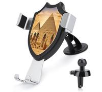 AQRJLPM Ancient Egyptians Phone Holder Car Hands-Free Mount Holders for Dashboard Windshield Vent Metal Hook Clip Cell Phone Mount for All Smartphones & Car Models