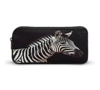AQRJLPM Animal Zebra Pencil Pouch Big Capacity Simple Marker Pouch Portable Aesthetic Zipper Pencil Case