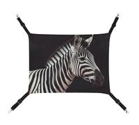 AQRJLPM Animal Zebra Pet Hammock with Adjustable Straps and Metal Hooks Hanging Bed Soft Breathable Sleeping Hammock for Cats,Puppy,Rabbits,Small Animals