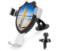 AQRJLPM Beach Surfboard Phone Holder Car Hands-Free Mount Holders for Dashboard Windshield Vent Metal Hook Clip Cell Phone Mount for All Smartphones & Car Models