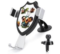 AQRJLPM Cartoon Insect Phone Holder Car Hands-Free Mount Holders for Dashboard Windshield Vent Metal Hook Clip Cell Phone Mount for All Smartphones & Car Models