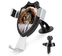 AQRJLPM Cat Under Blanket Phone Holder Car Hands-Free Mount Holders for Dashboard Windshield Vent Metal Hook Clip Cell Phone Mount for All Smartphones & Car Models