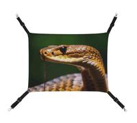 AQRJLPM Cobra Snake Pet Hammock with Adjustable Straps and Metal Hooks Hanging Bed Soft Breathable Sleeping Hammock for Cats,Puppy,Rabbits,Small Animals
