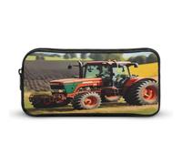 AQRJLPM Company Farm Tractors Pencil Pouch Big Capacity Simple Marker Pouch Portable Aesthetic Zipper Pencil Case