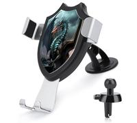 AQRJLPM Cool Dragon Phone Holder Car Hands-Free Mount Holders for Dashboard Windshield Vent Metal Hook Clip Cell Phone Mount for All Smartphones & Car Models