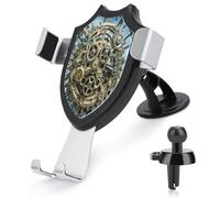 AQRJLPM Cool Steampunk Gears Phone Holder Car Hands-Free Mount Holders for Dashboard Windshield Vent Metal Hook Clip Cell Phone Mount for All Smartphones & Car Models