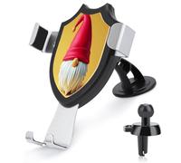 AQRJLPM Cute Gnome Hat Phone Holder Car Hands-Free Mount Holders for Dashboard Windshield Vent Metal Hook Clip Cell Phone Mount for All Smartphones & Car Models