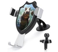 AQRJLPM Cute Hippos Phone Holder Car Hands-Free Mount Holders for Dashboard Windshield Vent Metal Hook Clip Cell Phone Mount for All Smartphones & Car Models