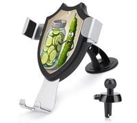 AQRJLPM Cute Kimchi Phone Holder Car Hands-Free Mount Holders for Dashboard Windshield Vent Metal Hook Clip Cell Phone Mount for All Smartphones & Car Models