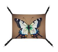 AQRJLPM Cute Little Butterfly Pet Hammock with Adjustable Straps and Metal Hooks Hanging Bed Soft Breathable Sleeping Hammock for Cats,Puppy,Rabbits,Small Animals