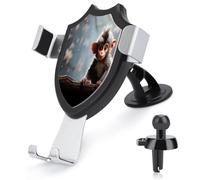 AQRJLPM Cute Monkey Phone Holder Car Hands-Free Mount Holders for Dashboard Windshield Vent Metal Hook Clip Cell Phone Mount for All Smartphones & Car Models