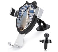 AQRJLPM Cute Penguin Phone Holder Car Hands-Free Mount Holders for Dashboard Windshield Vent Metal Hook Clip Cell Phone Mount for All Smartphones & Car Models