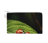 AQRJLPM Deer Hunting Season Wallet Canvas Slim Lightweight Wallets Durable Zippered Card Holder for Men Women