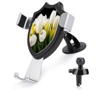 AQRJLPM Different Flowers Phone Holder Car Hands-Free Mount Holders for Dashboard Windshield Vent Metal Hook Clip Cell Phone Mount for All Smartphones & Car Models