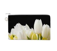 AQRJLPM Different Flowers Wallet Canvas Slim Lightweight Wallets Durable Zippered Card Holder for Men Women