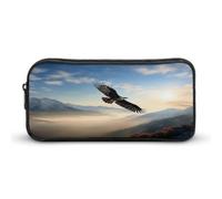 AQRJLPM Eagle Mountains Pencil Pouch Big Capacity Simple Marker Pouch Portable Aesthetic Zipper Pencil Case