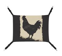 AQRJLPM Farmhouse Chicken Pet Hammock with Adjustable Straps and Metal Hooks Hanging Bed Soft Breathable Sleeping Hammock for Cats,Puppy,Rabbits,Small Animals