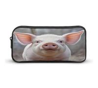 AQRJLPM Funny Cute Animal Pencil Pouch Big Capacity Simple Marker Pouch Portable Aesthetic Zipper Pencil Case