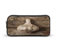 AQRJLPM Garlic Cloves Photos Pencil Pouch Big Capacity Simple Marker Pouch Portable Aesthetic Zipper Pencil Case