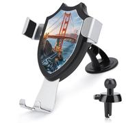 AQRJLPM Golden Gate Bridge Phone Holder Car Hands-Free Mount Holders for Dashboard Windshield Vent Metal Hook Clip Cell Phone Mount for All Smartphones & Car Models