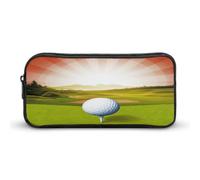 AQRJLPM Golf Sport Pencil Pouch Big Capacity Simple Marker Pouch Portable Aesthetic Zipper Pencil Case